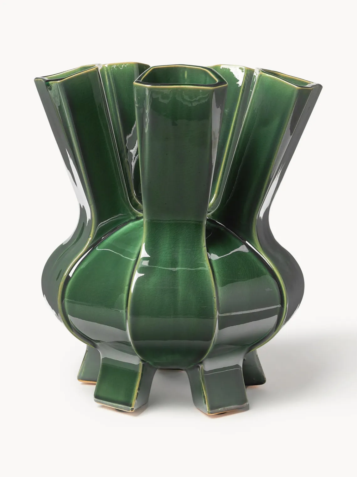 Fashion Pols Potten Vase design en porcelaine Puyi, haut. 34 cm