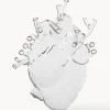 Discount SELETTI Vase design en verre Love in Bloom, haut. 24 cm