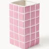 Outlet &k Amsterdam Vase design look carrelage Tile, haut. 21 cm