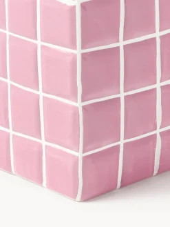 Outlet &k Amsterdam Vase design look carrelage Tile, haut. 21 cm