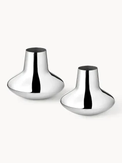 Discount GEORG JENSEN Vase en acier inoxydable Henning Koppel, haut. 22 cm