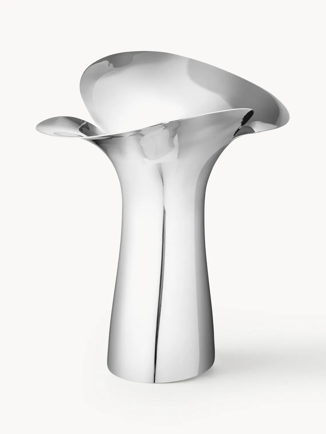 Outlet GEORG JENSEN Vase en acier inoxydable Bloom Botanica, haut. 33 cm