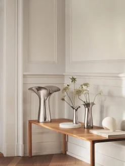 Online GEORG JENSEN Vase en acier inoxydable Bloom Botanica, haut. 15 cm