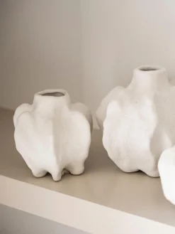 Fashion ANDREA HOUSE Vase en céramique Coral, haut. 13 cm
