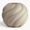 Outlet Cooee Design Vase en céramique peint à la main Twist Ball, haut. 20 cm
