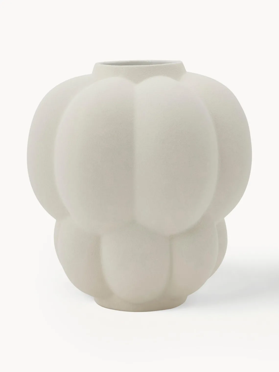 Fashion AYTM Vase en céramique Uva, haut. 22 cm Blanc cassé, mat