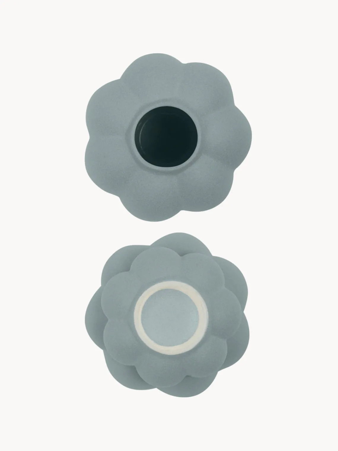 Outlet AYTM Vase en céramique Uva, haut. 28 cm Gris-bleu, mat