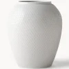 Online Lyngby Porcelaen Vase en porcelaine artisanal Rhombe, haut. 25 cm