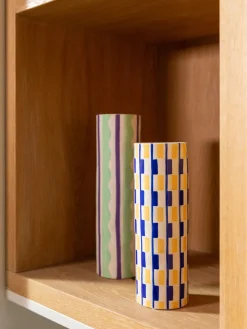 New &k Amsterdam Vase en porcelaine fait main Clash, haut. 29 cm