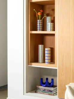 Sale &k Amsterdam Vase en porcelaine fait main Clash, haut. 18 cm