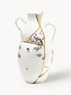 Hot SELETTI Vase en porcelaine Kintsugi, haut. 32 cm