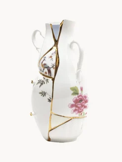 Hot SELETTI Vase en porcelaine Kintsugi, haut. 32 cm