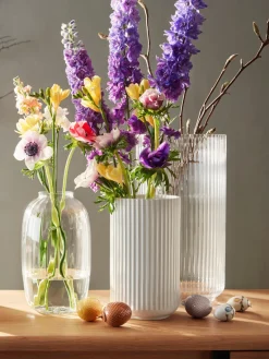 Online Lyngby Porcelaen Vase en porcelaine Lyngby, haut. 25 cm Blanc