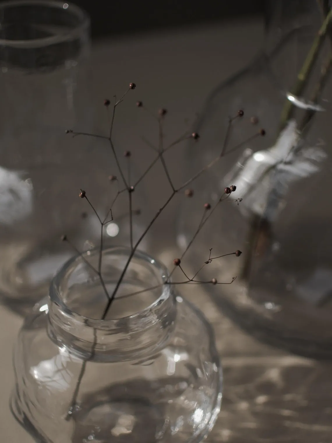 Discount DBKD Vase en verre Bunch, haut. 12 cm Transparent