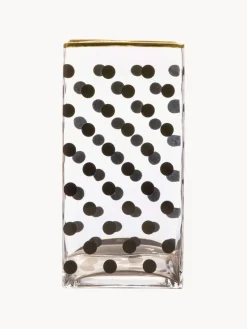 Fashion SELETTI Vase en verre design , haut. 30 cm Toiletpaper