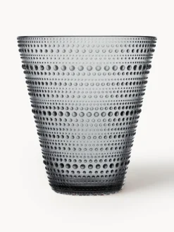 Online iittala Vase en verre Kastehelmi, haut. 15 cm Gris foncé, transparent