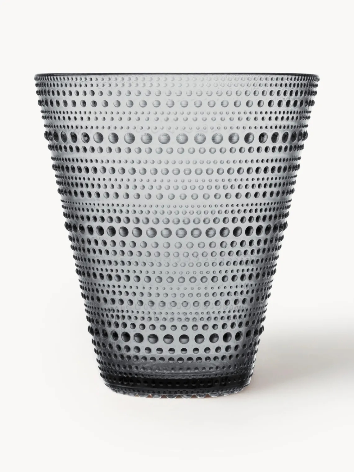 Online iittala Vase en verre Kastehelmi, haut. 15 cm Gris foncé, transparent
