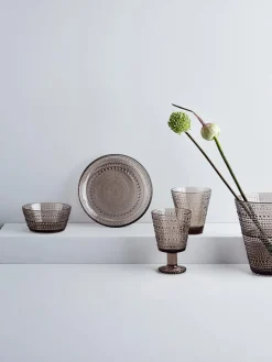 Discount iittala Vase en verre Kastehelmi, haut. 15 cm Beige, transparent