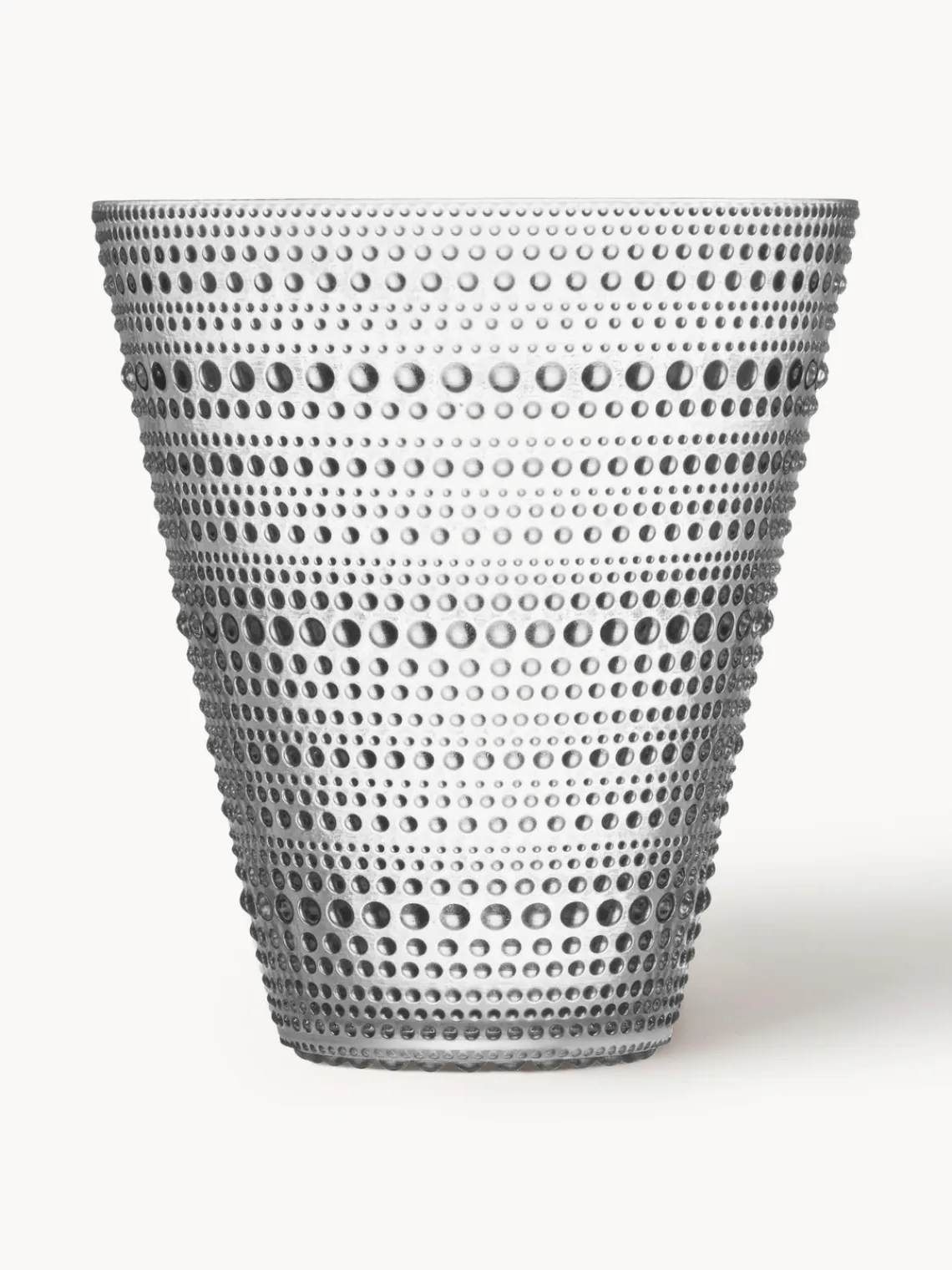 Fashion iittala Vase en verre Kastehelmi, haut. 15 cm Transparent