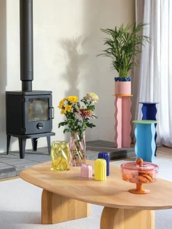 Outlet &k Amsterdam Vase en verre Marshmallow, haut. 25 cm