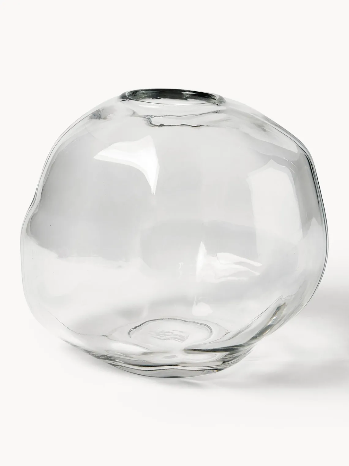 Clearance DBKD Vase en verre Pebble, Ø 28 cm Transparent