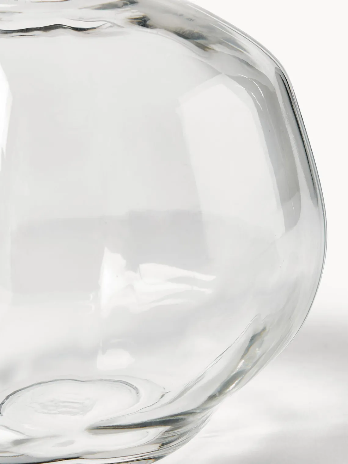 Clearance DBKD Vase en verre Pebble, Ø 28 cm Transparent