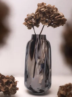 Online ANNA VON LIPA Vase en verre soufflé bouche Meadows, haut. 26 cm Tons rose pâle et prune