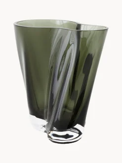 Online Audo Copenhagen Vase en verre soufflé bouche Aer, haut. 19 cm