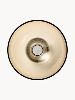 Online AYTM Vase en verre soufflé bouche Torus, haut. 20 cm Ocre, gris foncé, transparent