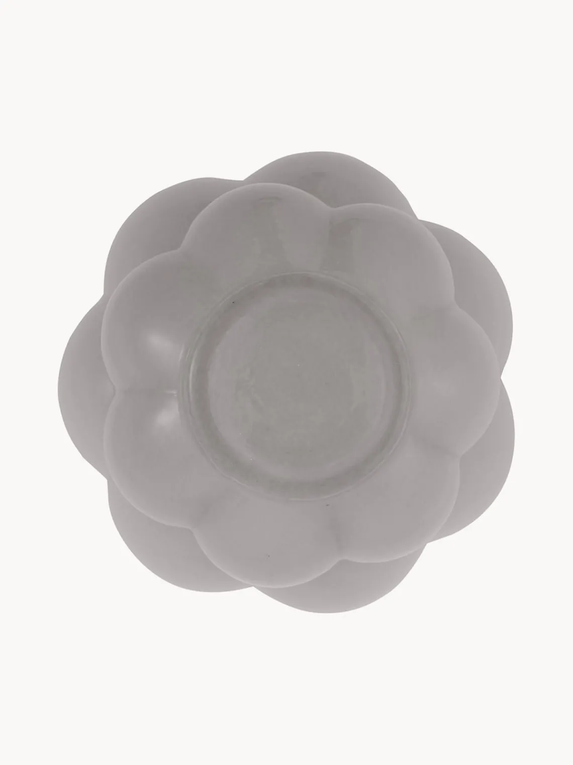 Clearance AYTM Vase en verre soufflé bouche Uva, haut. 22 cm Gris clair, haute brillance
