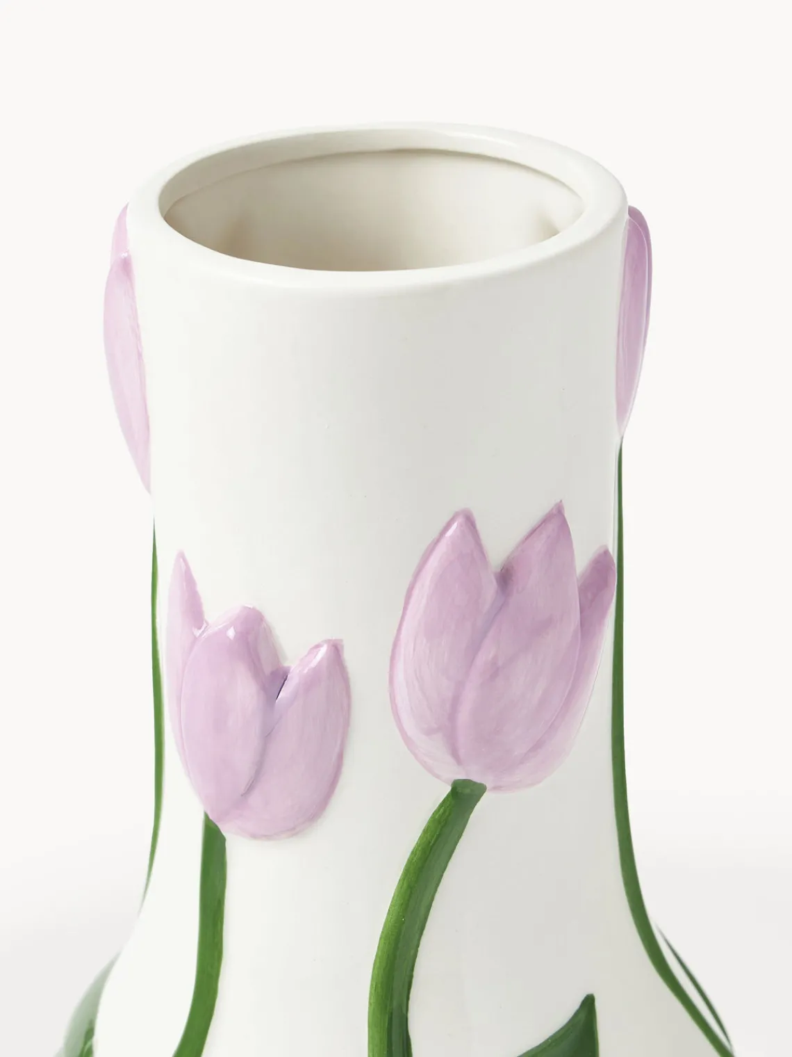 Sale &k Amsterdam Vase fait main en dolomite Tulip, haut. 31 cm