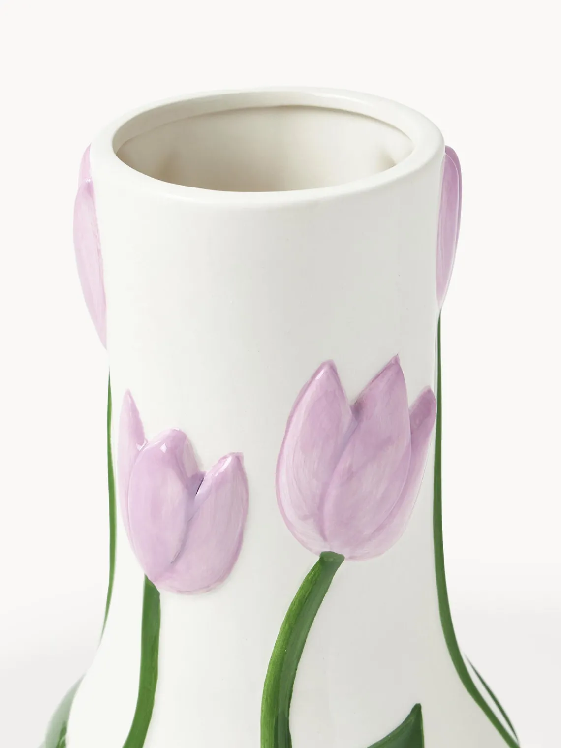 Sale &k Amsterdam Vase fait main en dolomite Tulip, haut. 31 cm
