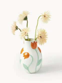 Best &k Amsterdam Vase fait main en dolomite Tulip, haut. 22 cm