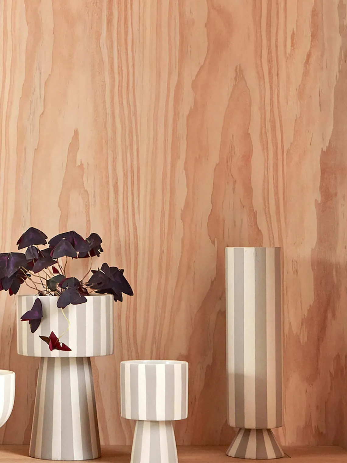 Discount Oyoy Living Design Vase fait main Toppu, haut. 31 cm Tons beiges