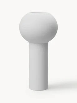 Clearance Cooee Design Vase peint à la main Pillar, haut. 24 cm Blanc