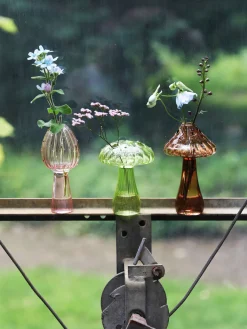 Sale &k Amsterdam Vases en verre Mushroom, 5 pièces