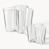 Clearance iittala Vases en verre soufflé bouche Aalto, 2 élém.