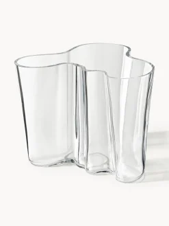 Clearance iittala Vases en verre soufflé bouche Aalto, 2 élém.