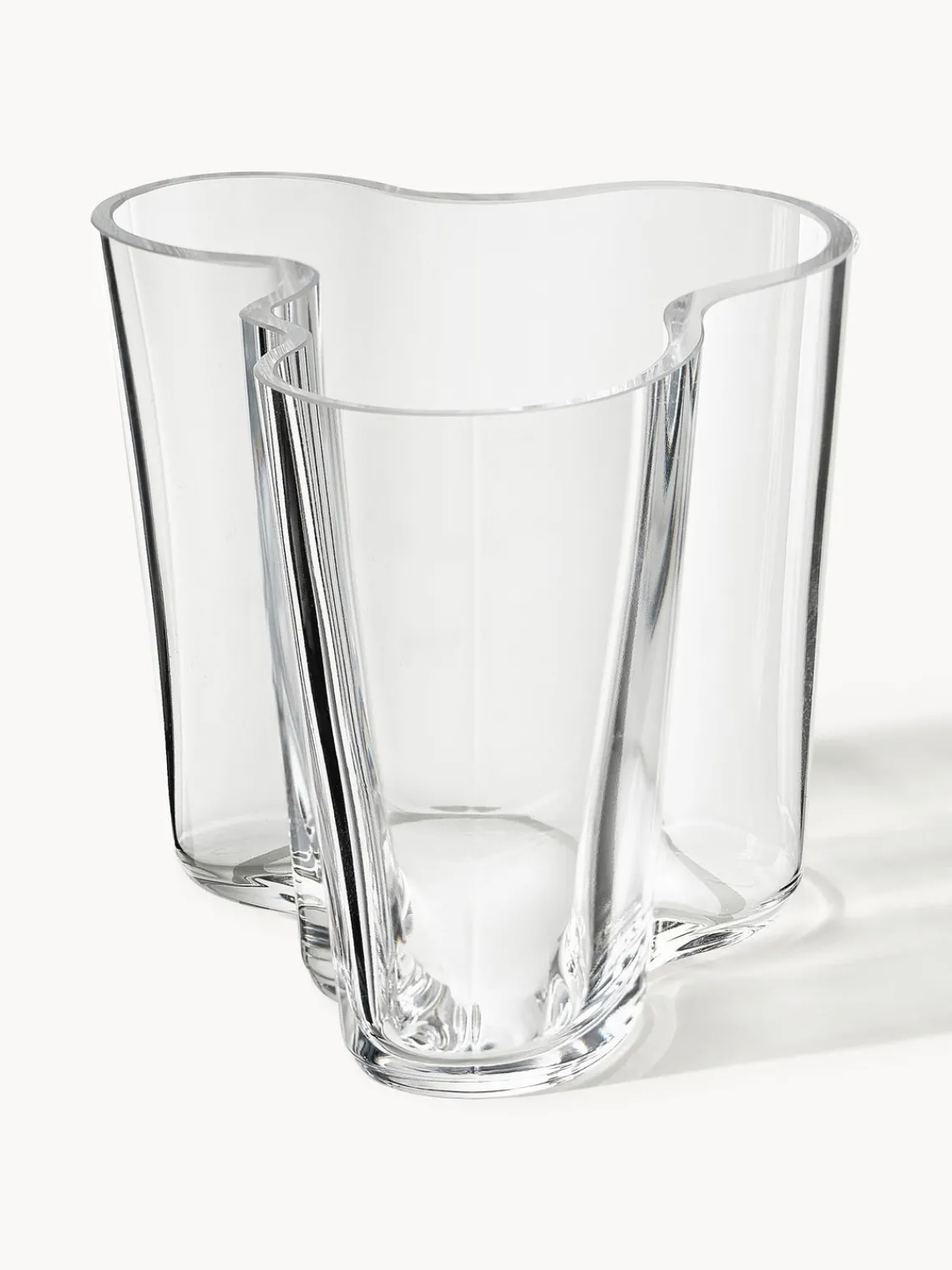 Clearance iittala Vases en verre soufflé bouche Aalto, 2 élém.