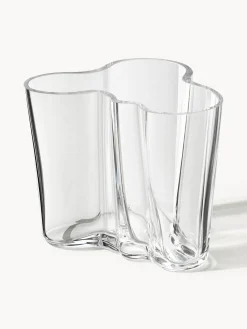Clearance iittala Vases en verre soufflé bouche Aalto, 2 élém.