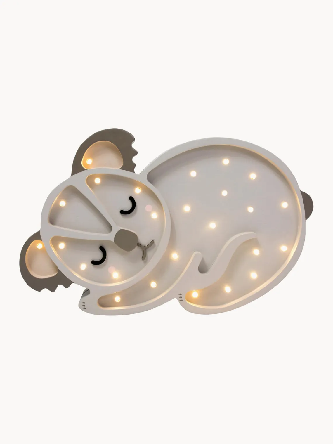 Clearance Little Lights Veilleuse LED faite main avec minuterie et télécommande Koala, intensité lumineuse variable