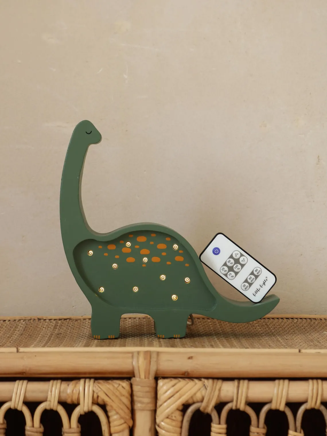 Online Little Lights Veilleuse LED faite main avec minuterie et télécommande Diplodocus, intensité lumineuse variable