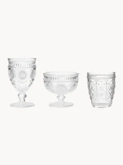 Best Cote Table Verre à eau décoratif Chambord, 6 pièces