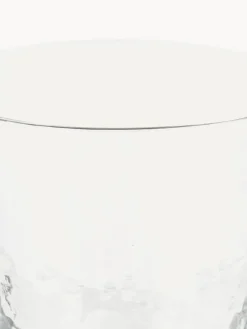 Fashion Broste Copenhagen Verre à eau soufflé bouche, surface lisse Hammered, 4 pièces Transparent