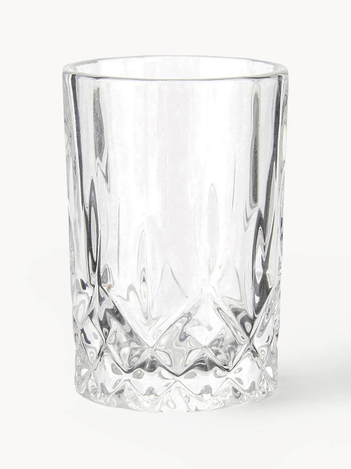 Fashion Aida Verre à liqueur à motifs embossés Harvey, 4 pièces