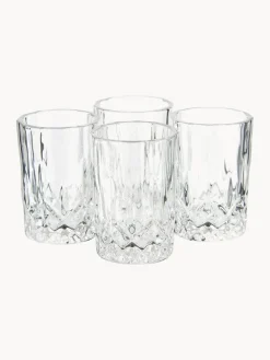 Fashion Aida Verre à liqueur à motifs embossés Harvey, 4 pièces
