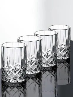 Fashion Aida Verre à liqueur à motifs embossés Harvey, 4 pièces