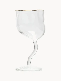 Sale SELETTI Verre à vin avec décor doré Classic On Acid
