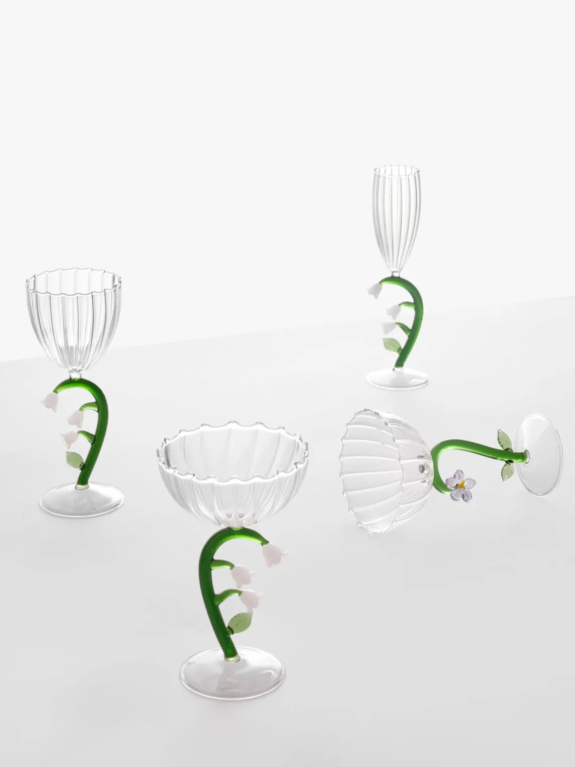 Clearance ICHENDORF Verre à vin blanc artisanal Botanica