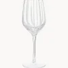 Clearance Broste Copenhagen Verre à vin blanc soufflé bouche Stripe